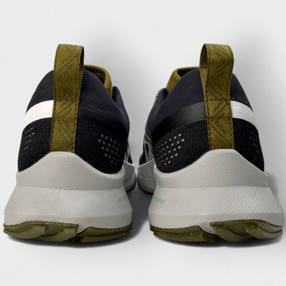 Nike Pegasus Trail 4 React Men’s Running Shoes Black Olive Green Size 10.5 - Picture 6 of 13